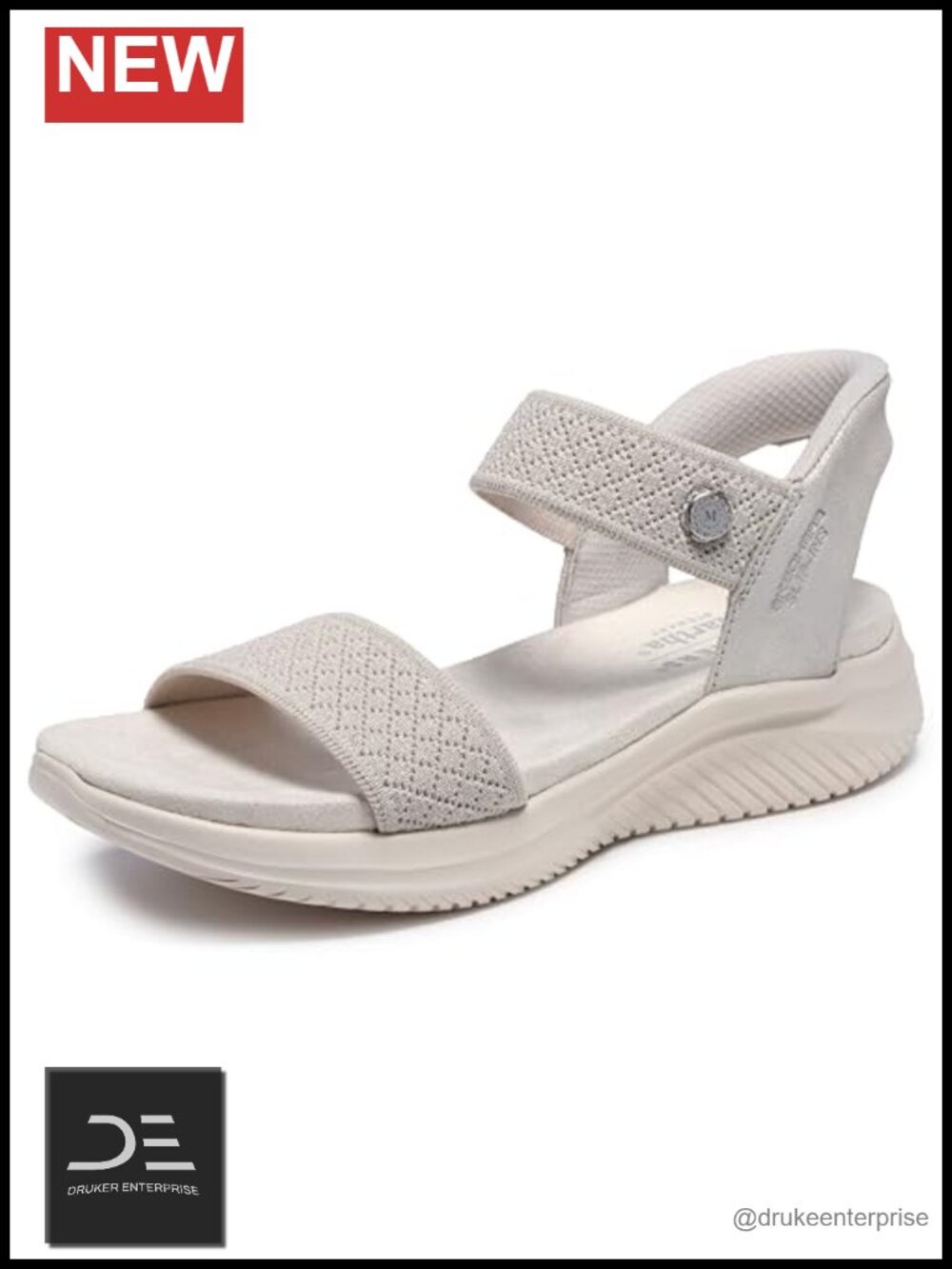 Skechers Women's Ultra Flex 3.0 Slide Sandals Yoga Foam Comfort Wedge